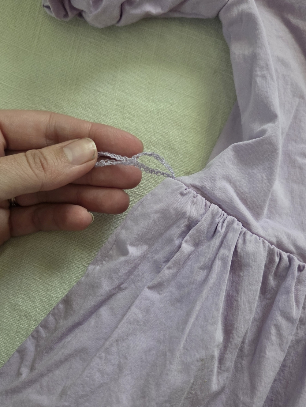Lavender Ruffled Tiered Dress Shop The Mint Girls Dress Kids 10/12 Purple - Picture 9 of 12